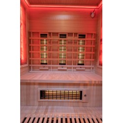 Sauna na podczerwień z kamieniem solnym 150X110X190CM FS-C3S