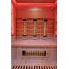 Sauna na podczerwień z kamieniem solnym 150X110X190CM FS-C3S