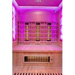 Sauna na podczerwień z kamieniem solnym 150X110X190CM FS-C3S