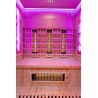 Sauna na podczerwień z kamieniem solnym 150X110X190CM FS-C3S
