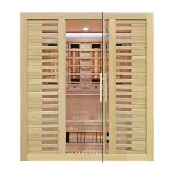 Sauna na podczerwień z kamieniem solnym 180X160X200CM FS-RL4S XL