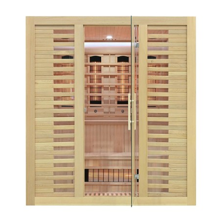 Sauna na podczerwień z kamieniem solnym 180X160X200CM FS-RL4S XL