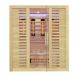Sauna na podczerwień z kamieniem solnym 180X160X200CM FS-RL4S XL