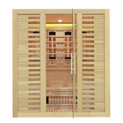 Sauna na podczerwień z kamieniem solnym 180X160X200CM FS-RL4S XL