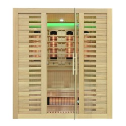 Sauna na podczerwień z kamieniem solnym 180X160X200CM FS-RL4S XL