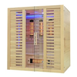 Sauna na podczerwień z kamieniem solnym 180X160X200CM FS-RL4S XL