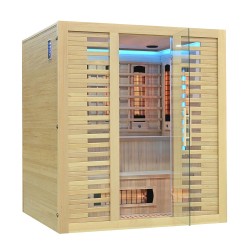 Sauna na podczerwień z kamieniem solnym 180X160X200CM FS-RL4S XL