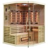 Sauna na podczerwień 150X150X200CM FS-EA3CR SZARA