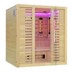 Sauna na podczerwień z kamieniem solnym 180X160X200CM FS-RL4S XL