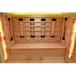 Sauna na podczerwień z kamieniem solnym 180X160X200CM FS-RL4S XL