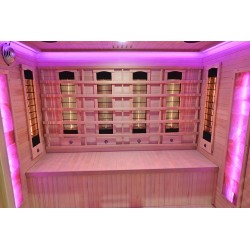 Sauna na podczerwień z kamieniem solnym 180X160X200CM FS-RL4S XL
