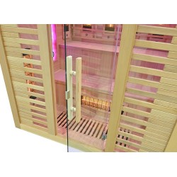 Sauna na podczerwień z kamieniem solnym 180X160X200CM FS-RL4S XL