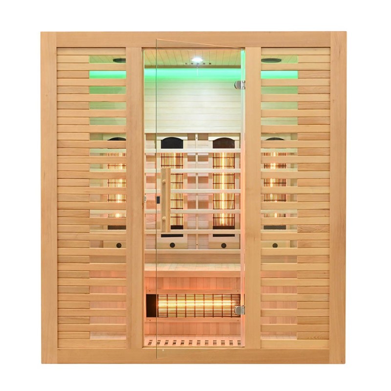 Sauna na podczerwień z kamieniem solnym 175X140X200CM FS-C4S
