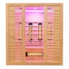 Sauna na podczerwień z kamieniem solnym 175X140X200CM FS-C4S