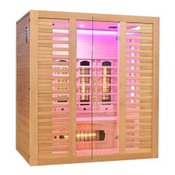 Sauna na podczerwień z kamieniem solnym 175X140X200CM FS-C4S