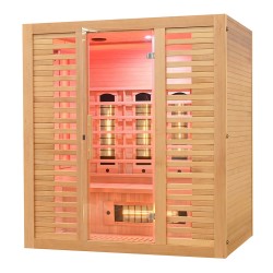 Sauna na podczerwień z kamieniem solnym 175X140X200CM FS-C4S