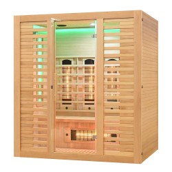 Sauna na podczerwień z kamieniem solnym 175X140X200CM FS-C4S