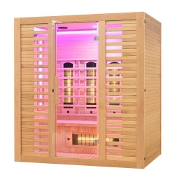 Sauna na podczerwień z kamieniem solnym 175X140X200CM FS-C4S