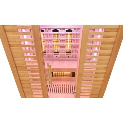 Sauna na podczerwień z kamieniem solnym 175X140X200CM FS-C4S