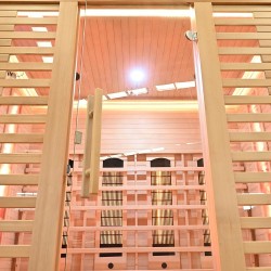 Sauna na podczerwień z kamieniem solnym 175X140X200CM FS-C4S