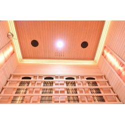 Sauna na podczerwień z kamieniem solnym 175X140X200CM FS-C4S