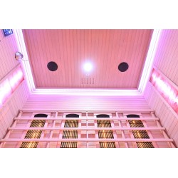 Sauna na podczerwień z kamieniem solnym 175X140X200CM FS-C4S