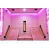 Sauna na podczerwień z leżankami i kamieniem solnym 180X180X190CM FS-CP4LS