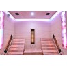 Sauna na podczerwień z leżankami i kamieniem solnym 180X180X190CM FS-CP4LS