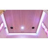 Sauna na podczerwień z leżankami i kamieniem solnym 180X180X190CM FS-CP4LS