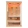 Sauna na podczerwień z kamieniem solnym 120X120X200CM FS-EP2RS LEWA