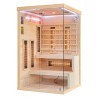 Sauna na podczerwień z kamieniem solnym 120X120X200CM FS-EP2RS LEWA