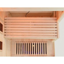Sauna na podczerwień z kamieniem solnym 120X120X200CM FS-EP2RS LEWA